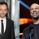 From left: Jonny Lee Miller and Common, who are staring in the upcoming Nine Lives film adaptation.